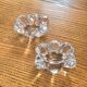Daum France crystal salt and pepper shakers