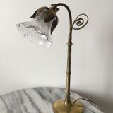 Brass flower lamp