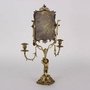 Miroir de toilette ancien en bronze, Europe, XIX-XX siècle
