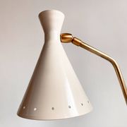 Pair of Italian "cocotte" lamps, 1950s design.