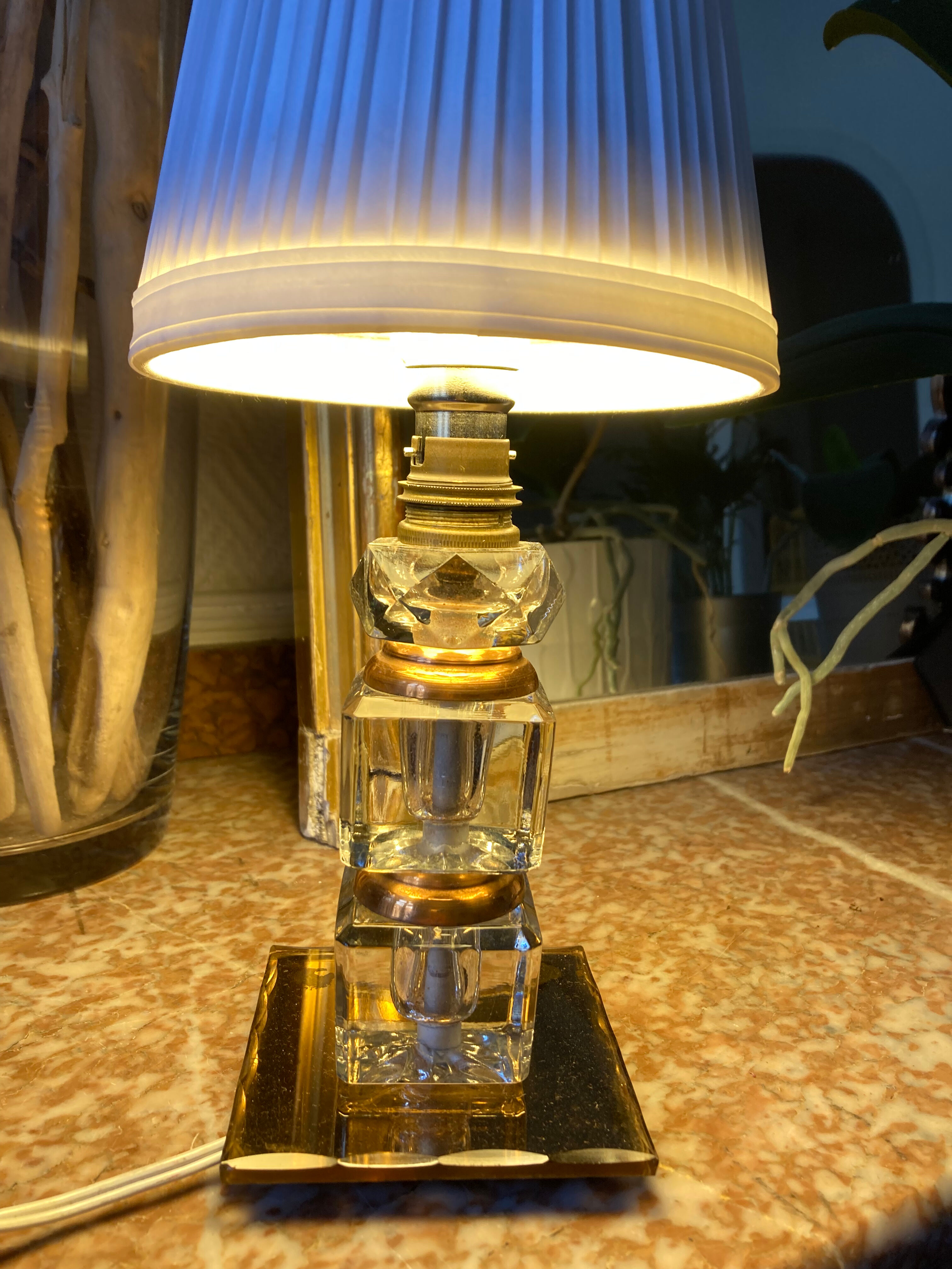 Modernist art deco lamp