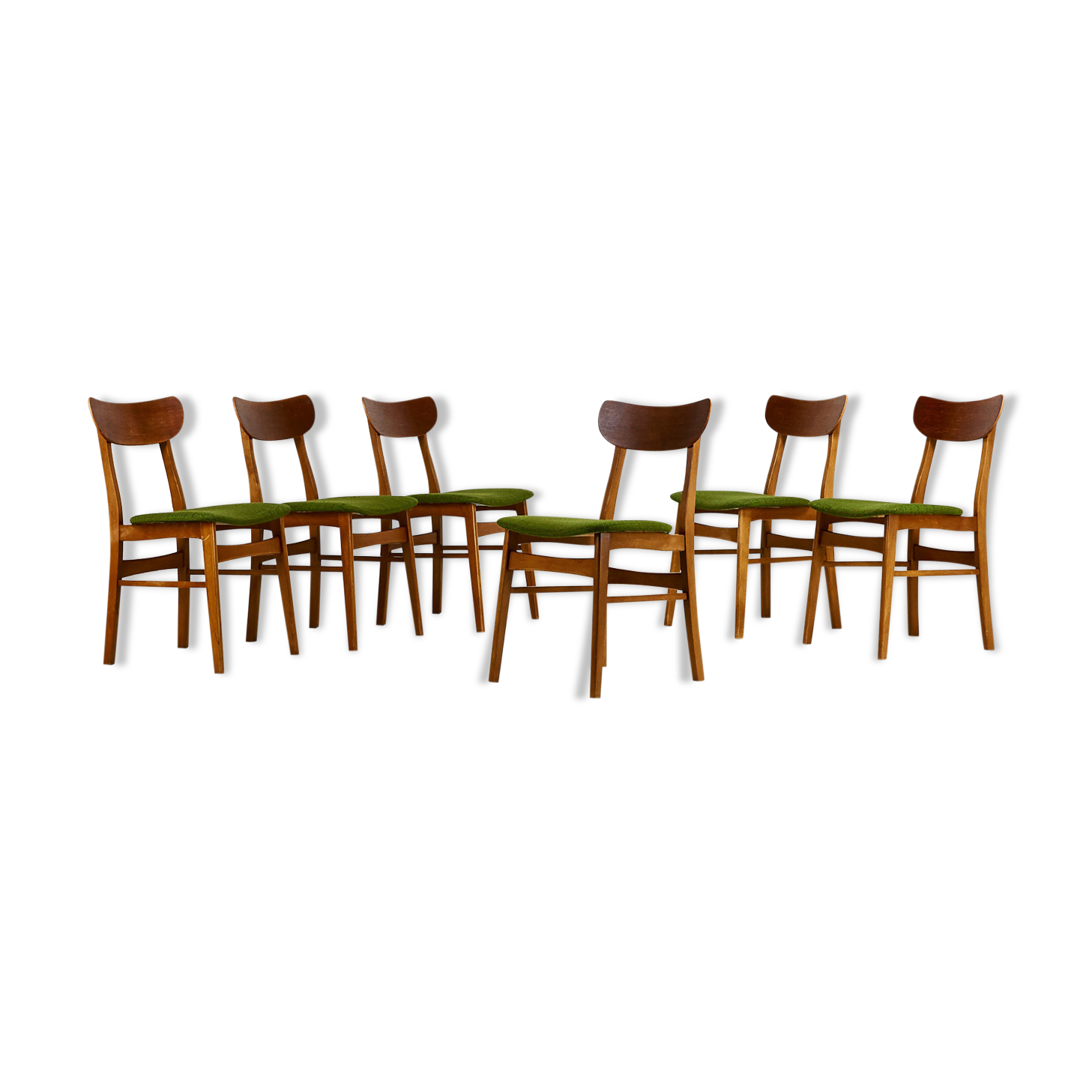 Suite of 6 danish chairs, Farstrup Mobelfabrik 1960