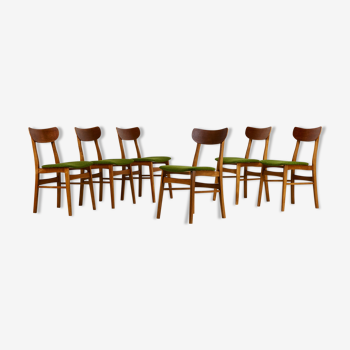 Suite of 6 danish chairs, Farstrup Mobelfabrik 1960