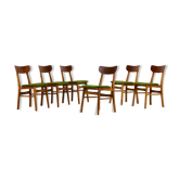 Suite of 6 danish chairs, Farstrup Mobelfabrik 1960