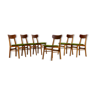 Lot de 6 chaises danoises, Farstrup Møbelfabrik 1960