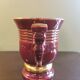 Vintage vase with seahorses