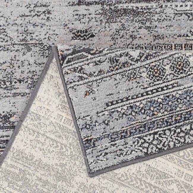 Grey wool oriental rug