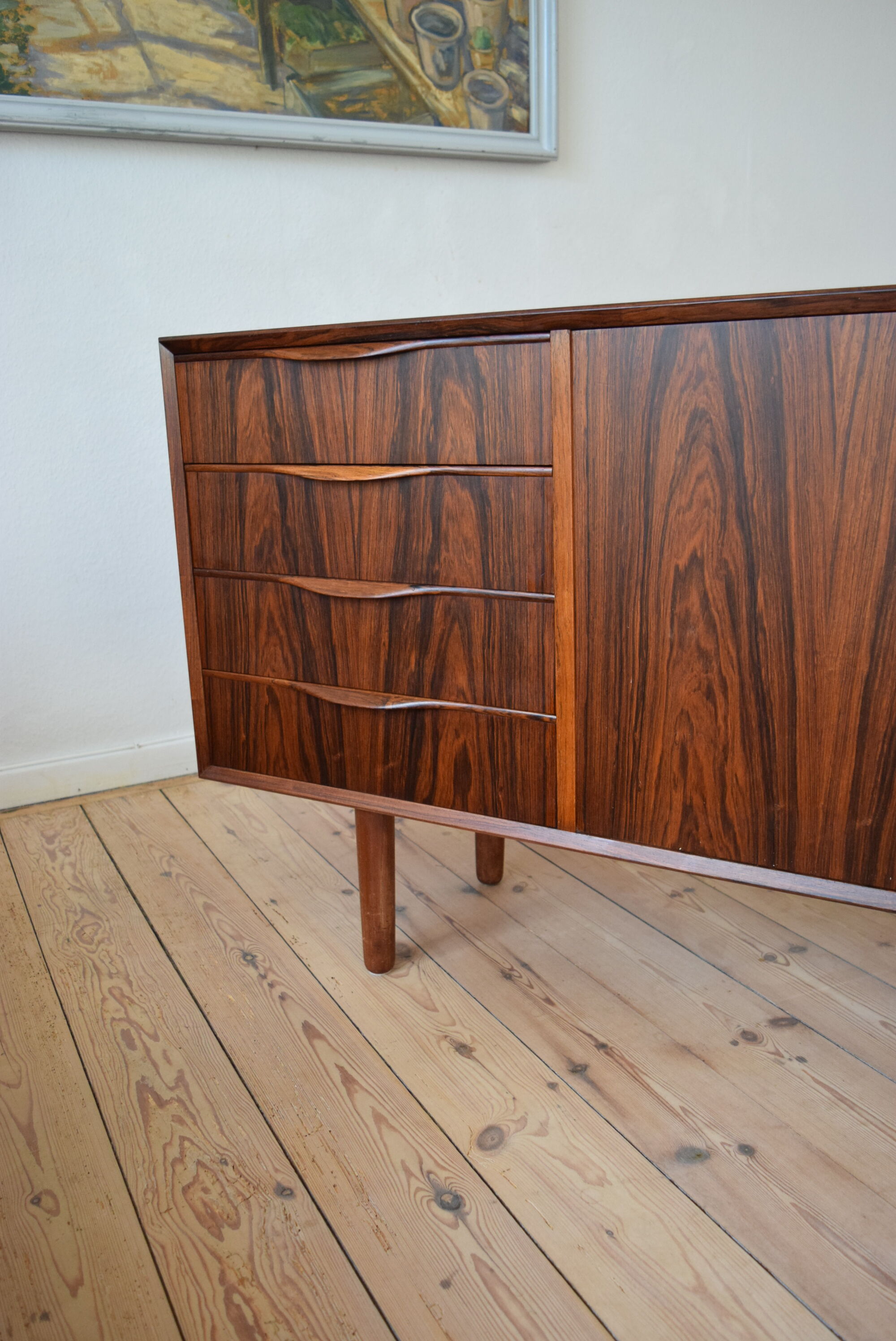 Danish rosewood sideboard by Erling Torvits for Klim Møbelfabrik, 1960s