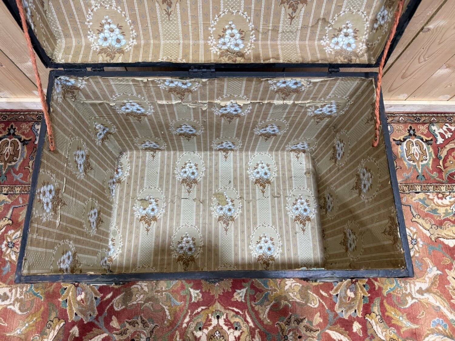 Military travel trunk – 19th century – Captain Acard Artillery – C
