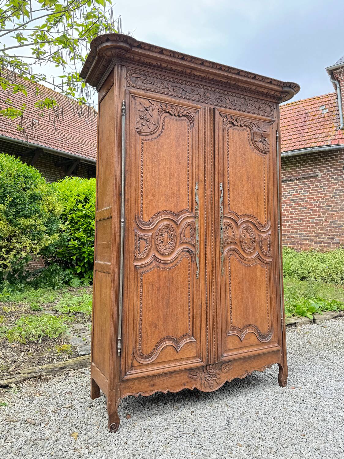 Norman Oak Wardrobe XVIII Eme Century