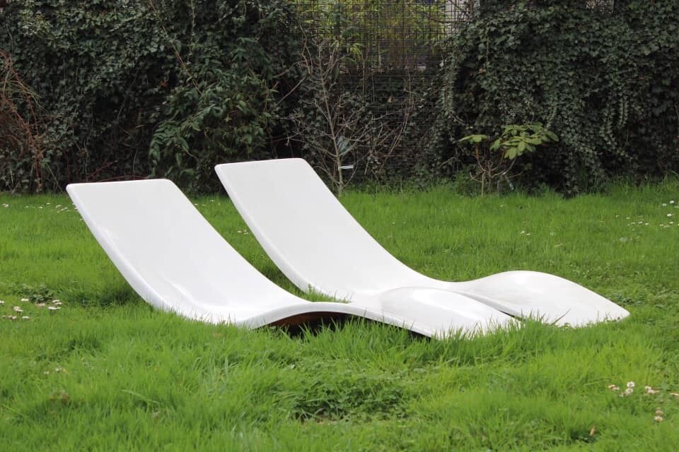 Pair of Sun baths C Zublena 1960