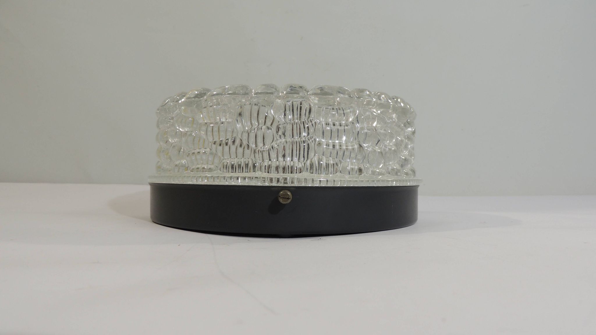 Vintage RZB ceiling light with bubble glass from the 1970s – Industrial wall light