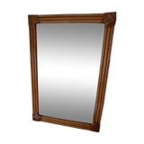 Rattan mirror