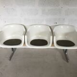 Vintage bench, by Albert Jacob for Grofillex, 1970s