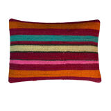 Vintage turkish kilim cushion cover, 30 x 50 cm