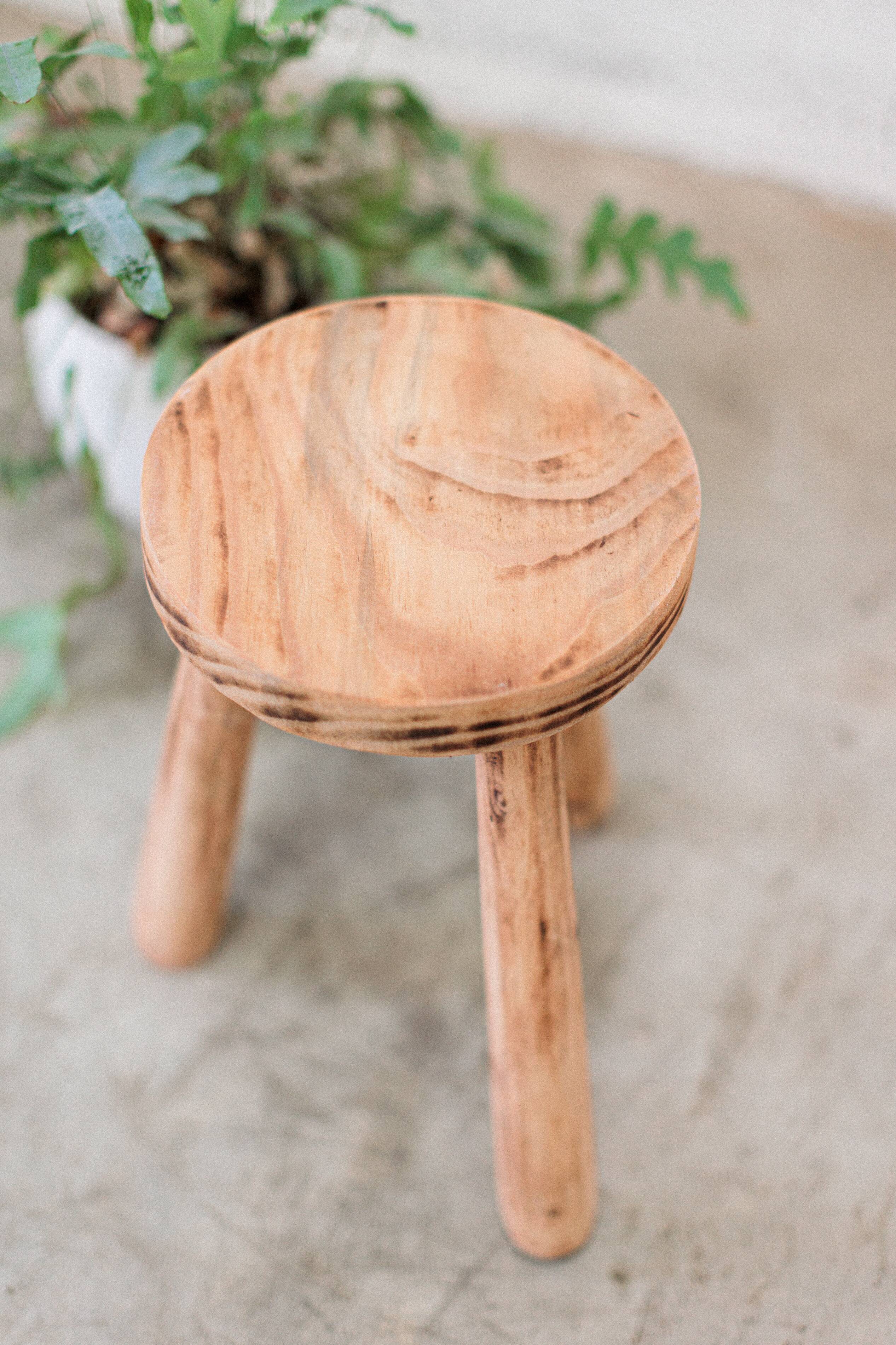 Farm wood stool