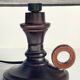 Lampe bougeoir bois vintage