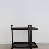 Dark Wood Bar Trolley by Franco Albini for Poggi Pavia, 1970s