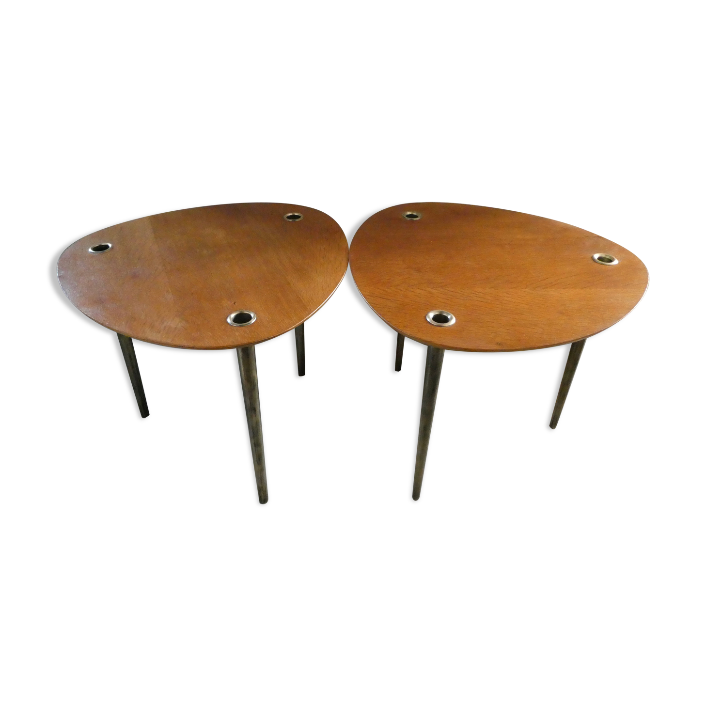 Set of 2 coffee tables Partroy by Pierre Cruège, 1950s