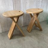 Pair of folding stools