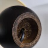 Solid wood ball table lamp