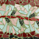 Wooden top and vintage mosaic