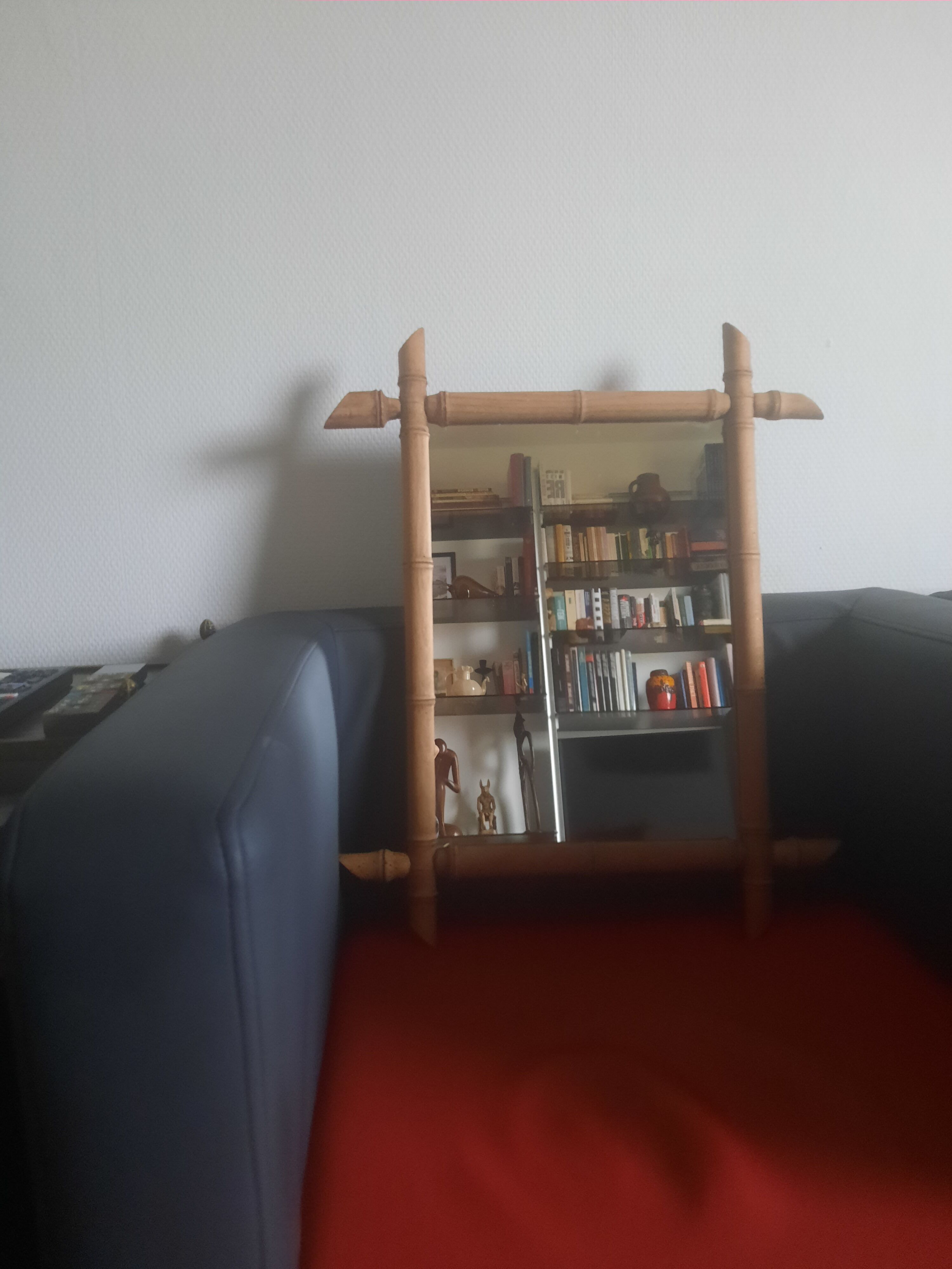 Vintage wooden mirror