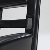 Leatherette Armchair Prototype, Italy, 1980s