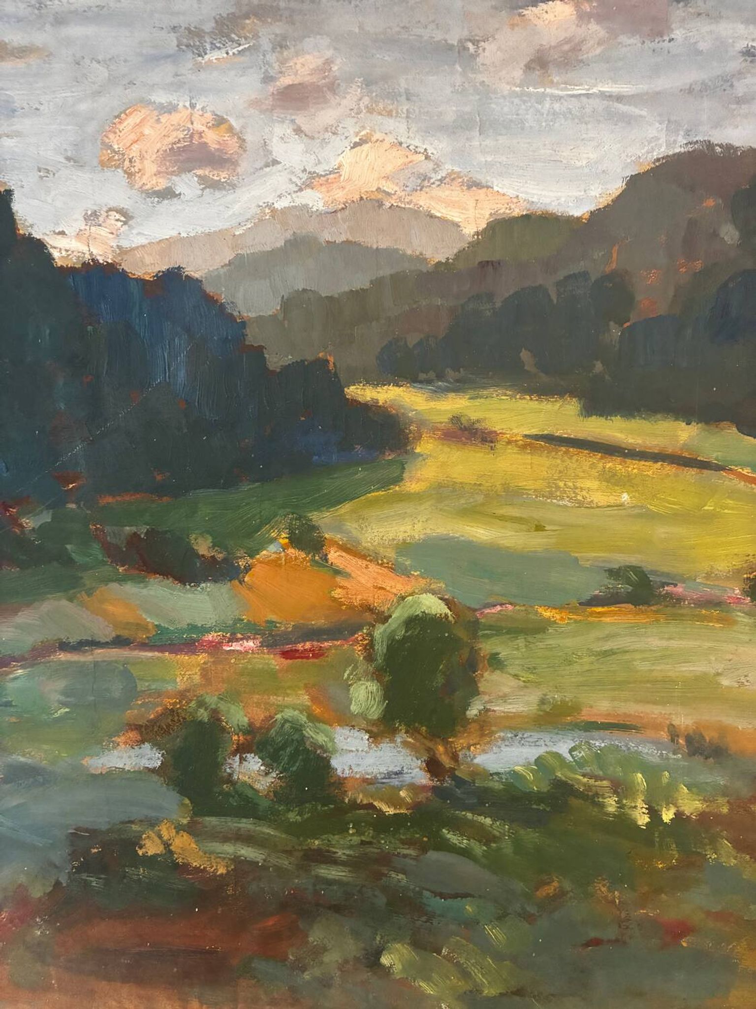La montagne Sainte Victoire, Robert Fleurent, années 50