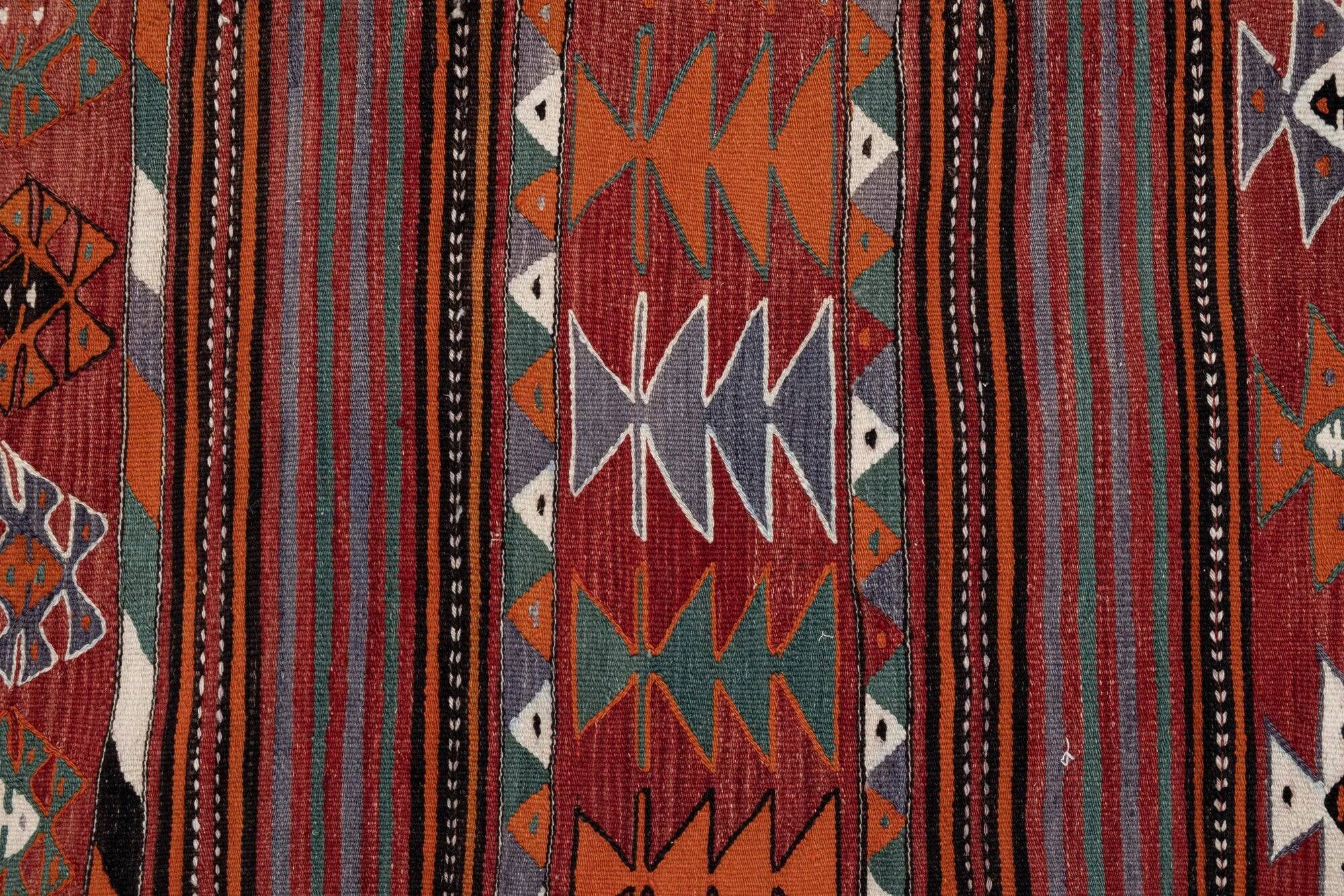 Vintage Turkish hallway rug 140x300 cm