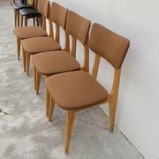 Série de 4 chaises vintage- 1950s
