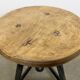 Black Industrial Workshop Swivel Stool, 1960s