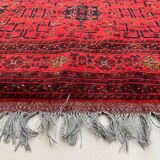 Afghan Khal Mohammadi Rug 300x195 cm, Vintage Turkoman Ersari Rug