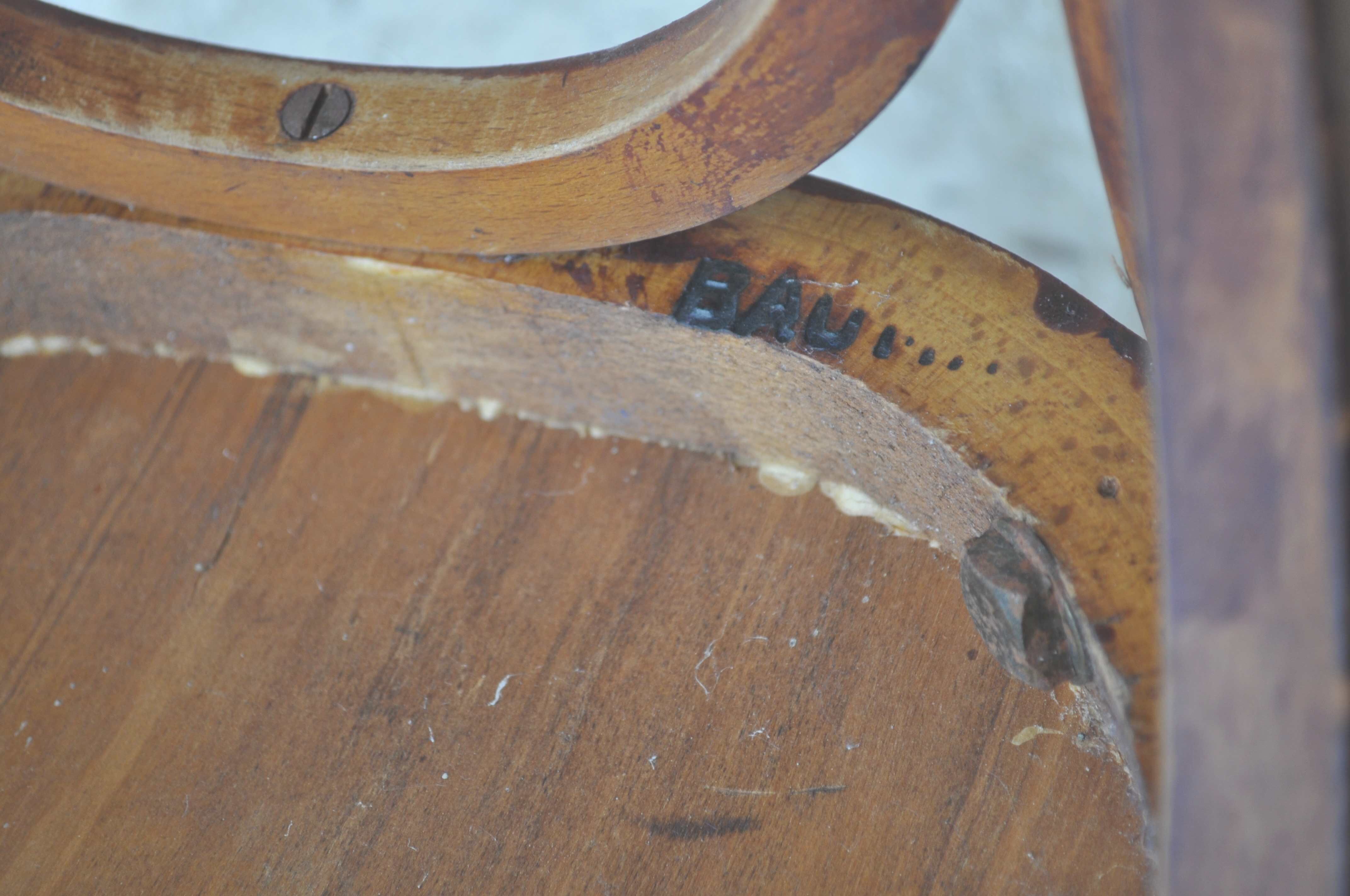 Chair desk, bistro Baumann signed