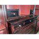 1980s classic bookcase of high italian craftsmanship from the 80s with tv shelf or bar