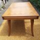 Table de salle à manger vintage 50/60 en chêne massif