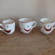 Lot 3 cups old orientalist decoration (Crescent Moon and star)