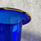 Large blue Murano glass vase 1960s