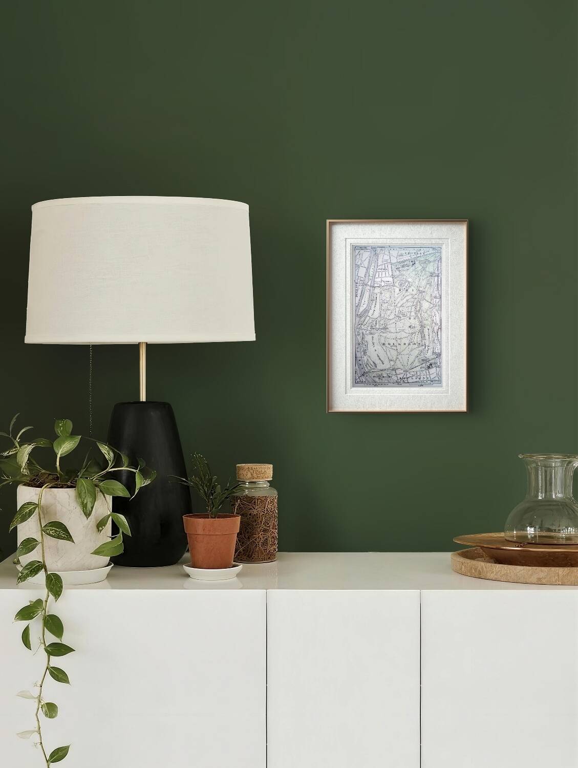 Bois de Boulogne, old map, printed in 1914.