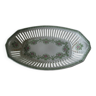 Corbeille, centre de table porcelaine de limoges