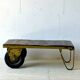 Table basse en chariot d'usine industriel vintage, 1970