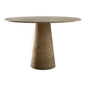 Table à manger en travertin - 1970