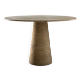 Dining table in travertine Up & Up, Italy, 1970s