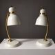 Pair of Norwegian desk lamps, attributed to Høvik Verk Norway.