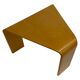 Table d’angle en bois courbé moderne du milieu du siècle années 1970