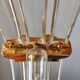 Lampe en verre vintage 1970