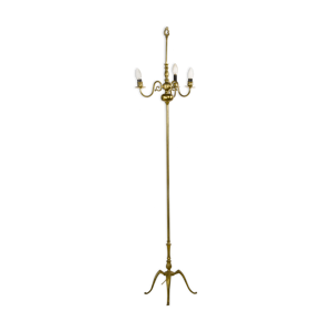Lampadaire laiton tripode néoclassique