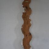 Grand antique Italian sculptural pedestal from the 18th century in twisted barley wood.