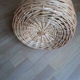 Round wicker basket from the Villaines les rochers cooperative