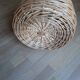 Round wicker basket from the Villaines les rochers cooperative